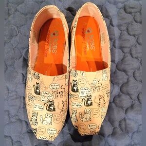 LIKE NEW Bobs Skechers Cat Attack Light Pink Flats 6.5